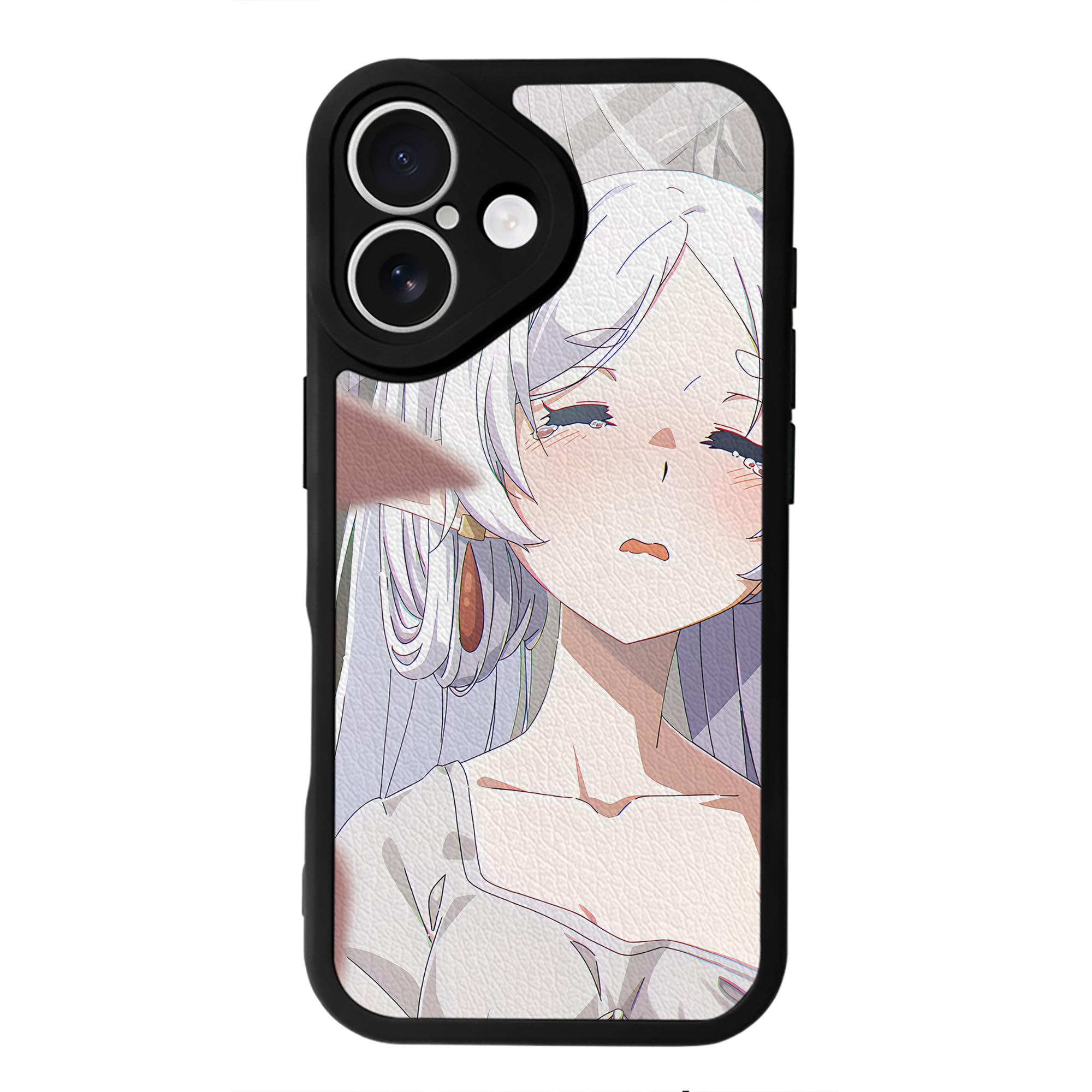 （画像用） 葬送のフリーレン Frieren 【iPhone 16シリーズ対応】シリコンスマホケース（レザー調） 材質：シリコン